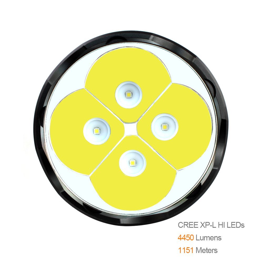 ThruNite TN40S LED Flashlight 4450 Lumens Max 4 1151 Meters Adopted 4 Max x CREE XP... 02519e ThruNite TN40S LED Flashlight 4450 Lumens Max 4 1151 Meters Adopted 4 Max x CREE XP... 02519e