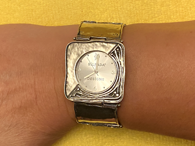 Vintage SILPADA HAMMERED STERLING SILVER (925) WATCH