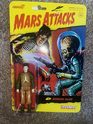 Super7 Mars Attacks Burning Flesh ReAction Figure NEW