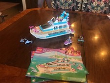 Lego Friends: Dolphin Cruiser--Used in New Condition With Instructions