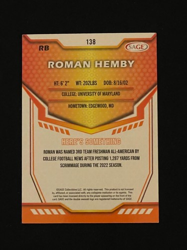 2024 Sage Football Base, Autos, Inserts & Parallels (((Combined Shipping))) - Picture 83 of 129