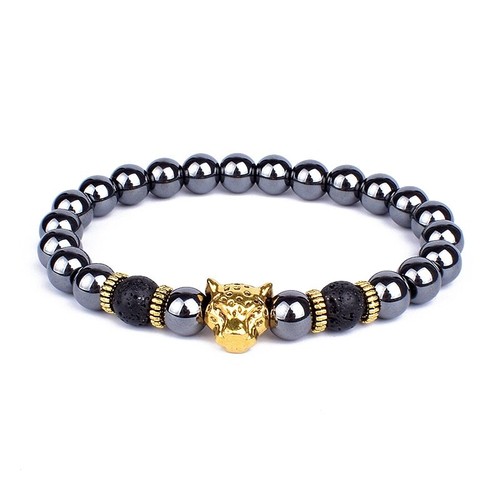 Pulseras magnéticas de hematita pulsera magnética pulsera de pérdida de peso para hombres y mujeres - Imagen 37 de 43
