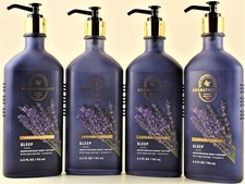 QTY 4 - Bath  Body Works SLEEP - LAVENDER VANILLA Body Lotion Moisturizer 6.5oz