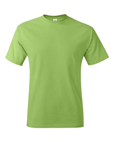 Hanes Authentic-T Men's Plain Crewneck Short Sleeves T Shirt 5250 - Picture 30 of 50