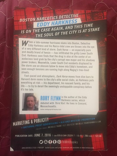 Dark Horse by Flynn, HMH 2016 1st, Crime ARC Trade PB, NF - Picture 3 of 5