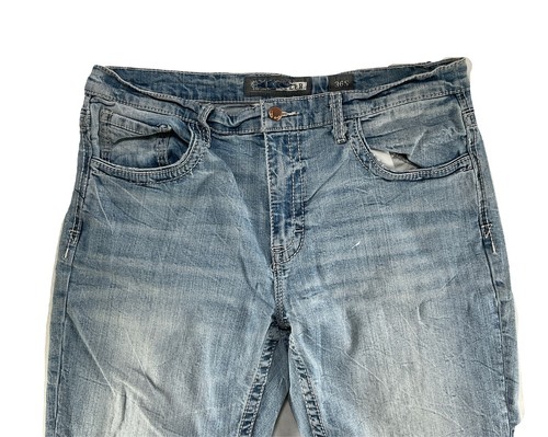 Buckle BKE Jeans Tyler Mid Rise Relaxed Straight Leg Light Wash 36 x 29 Preowned - Bild 5 von 9