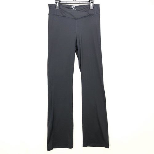 Reebok Women's Yoga Pants Plus Size 1X Bootcut Training Tights Black Stretch - Picture 4 of 17