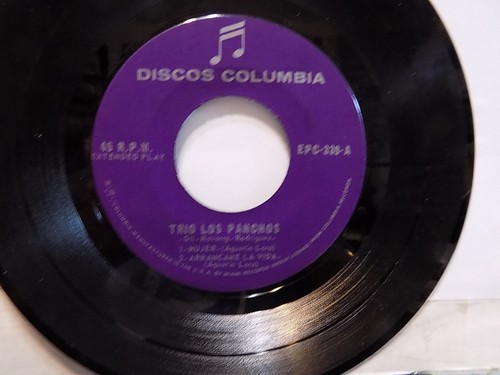 TRIO LOS PANCHOS rare EP w/PIC SL Mujer/Arrancame la vida/ROSA/RIVAL - Imagen 4 de 4