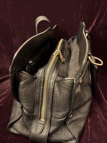 Coach E 1781-37575 Medium Satchel - Black/Light Gold - Picture 20 of 21