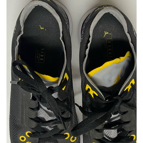 Black Air Jordan Racer 88 Varsity Maize Running Shoes Size 8.5 Mens - Picture 6 of 8