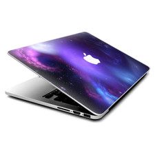 Skin Decals Wrap for MacBook Pro Retina 13" - space gasses purple cloud