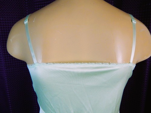 VTG NOS JCPenney Womens Light Green Nylon Full Slip Lace Trim Size 34 Made USA - Picture 6 of 18