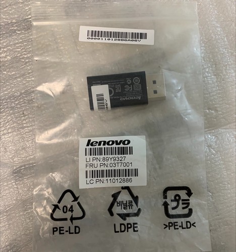 Genuine Lenovo Display Port to HDMI Male Female Adapter Converter 03T7001