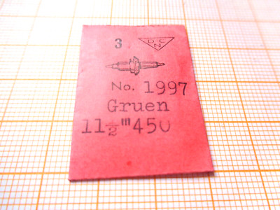 Vintage Watch Part 1 Unruhwelle für Gruen  11 !/2´´´ 450 DCN 1997