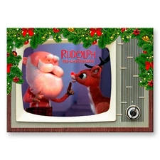 RUDOLPH THE RED-NOSED REINDEER Christmas Classic TV 3.5 " x 2.5" FRIDGE MAGNET