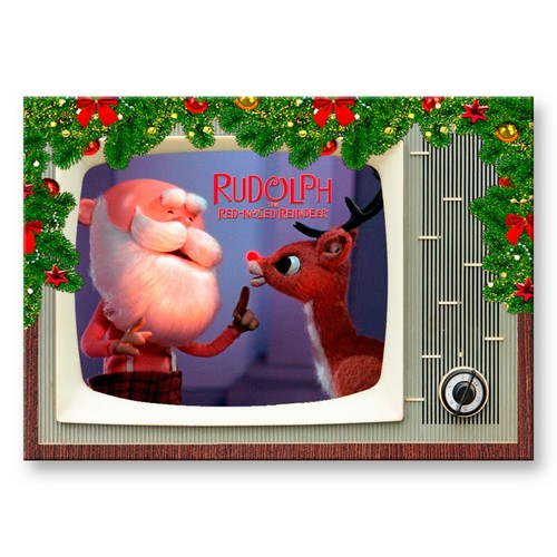RUDOLPH THE RED-NOSED REINDEER Christmas Classic TV 3.5 " x 2.5" FRIDGE MAGNET - Picture 1 of 2