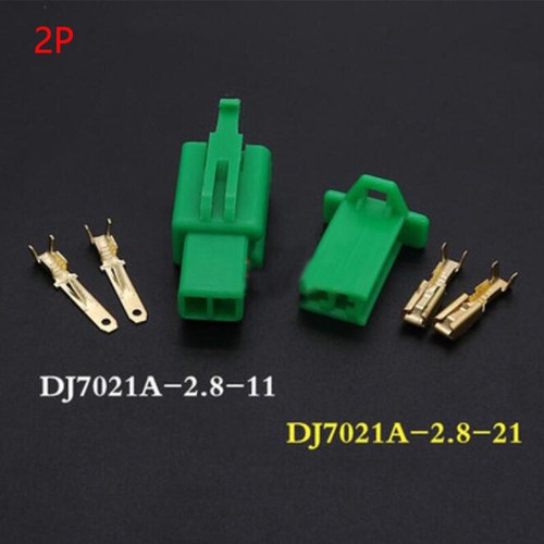 2,8 mm 1/2/3/4-12 Wege Pin Stecker elektrischer Stecker Roller Auto Verkabelung Motorrad - Bild 3 von 7