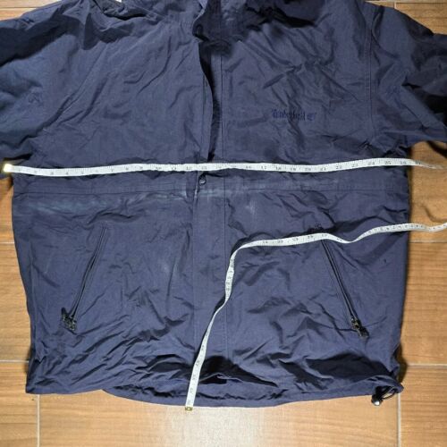 TIMBERLAND Weathergear Waterproof Light Blue Jacket Size XL Windbreaker Spring - Picture 4 of 5