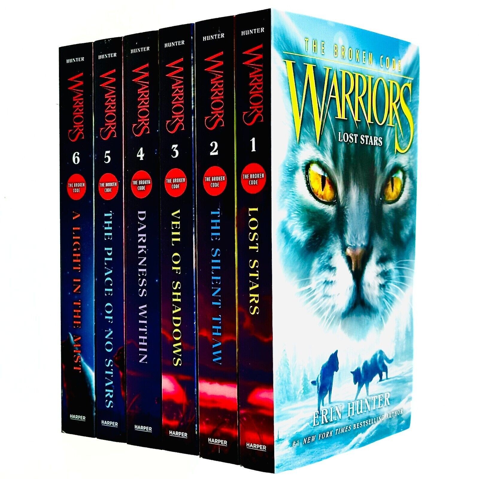 Warriors Cat The Broken Code Books 1-6 Series 7 Collection Set By  Erin Hunter - Image 7