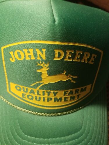 Sombrero John Deere verde de colección con logotipo de 4 patas marca Nissun Snapback camionero sombrero gorra - Imagen 2 de 7