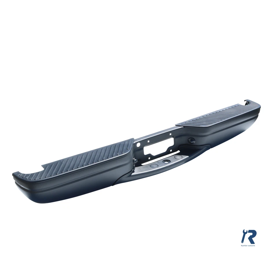 Conjunto de para-choque de degrau preto ajuste traseiro para 97-04 Ford F-150 97-99 Ford F-250 - Imagem 3 de 4