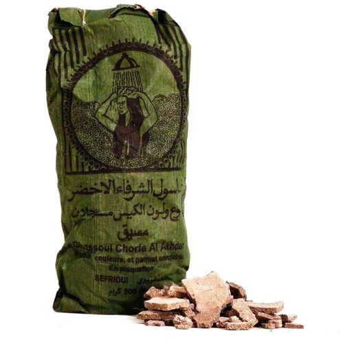 Ghassoul Washing Clay Lava Earth Vegan Hair Face Personal Care Exfoliation 500g - Picture 2 of 2