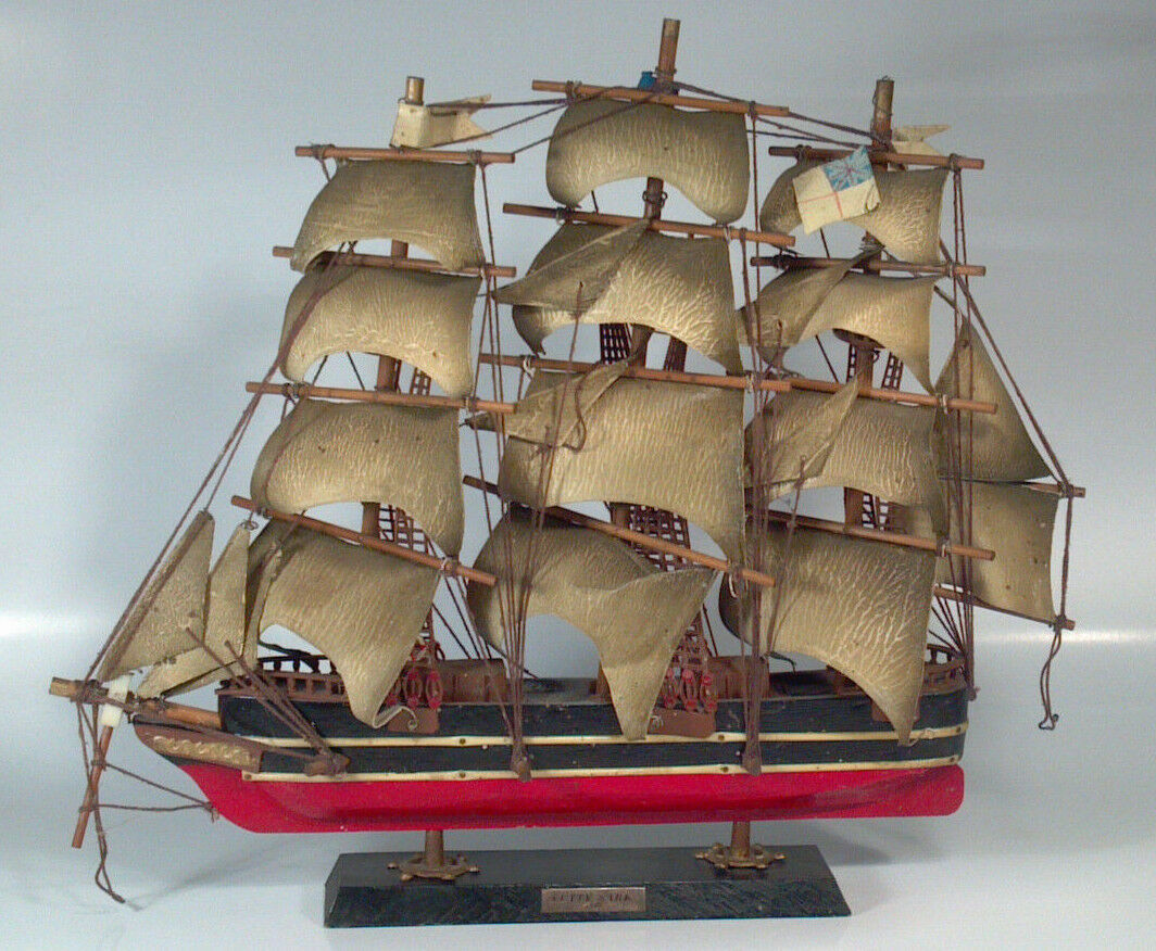 結婚祝い Model 1869 Sark Cutty Vintage Tall Scale Wood Clipper Ship その他