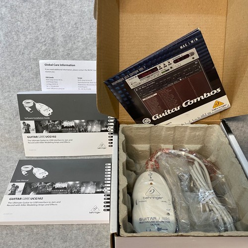 NEW! Behringer Guitar Link UCG102 USB Guitar To USB Interface With Box - Picture 5 of 7