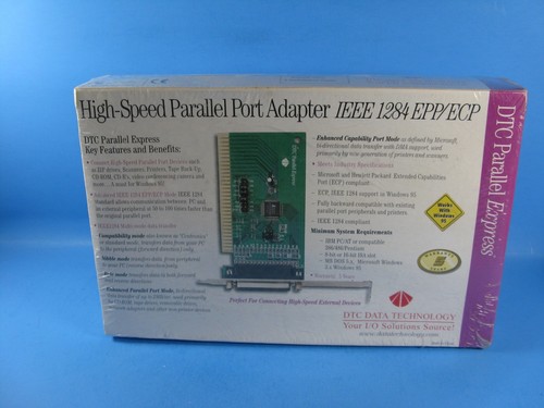 High Speed Parallel Port Adapter IEEE 1284 EPP/ECP DTC Parallel Express New - Picture 4 of 6