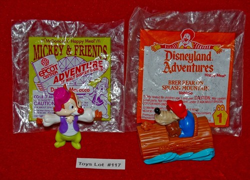 Vintage Spielzeug McDonalds Bär Splash Mountain Dale in Marokko 2er Set Lot #117 - Bild 1 von 5