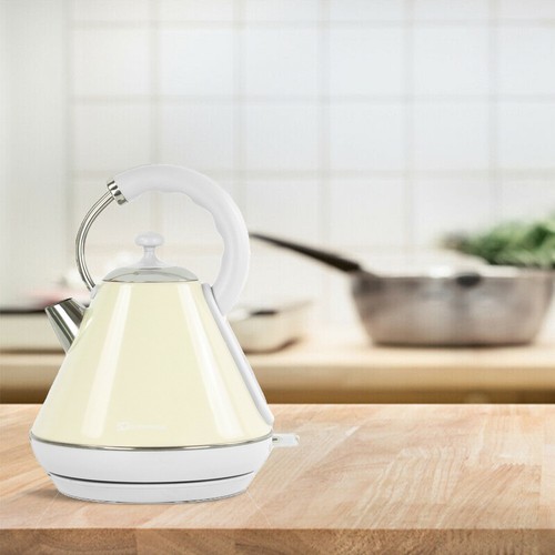 Hervidor de agua eléctrico inalámbrico de 1,8 L protege en seco ebullición rápida 360 base giratoria 2200 W - Imagen 36 de 56