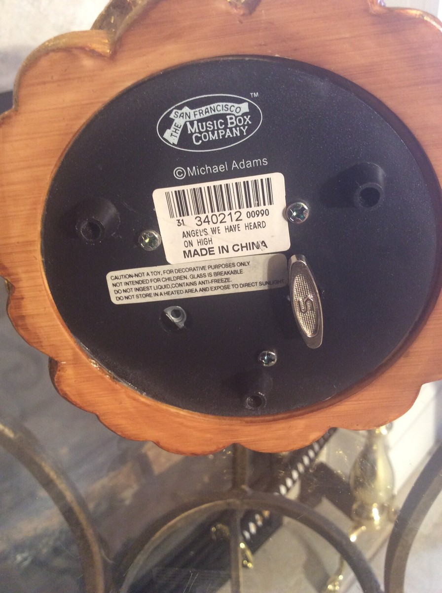 サンフランシスコミュージックボックス 天使と少女 オルゴール