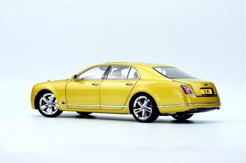 1:18 for Almost Real FOR BENTLEY For MULSANNE SPEED Luxury Sedan Golden LTD - Picture 7 of 12