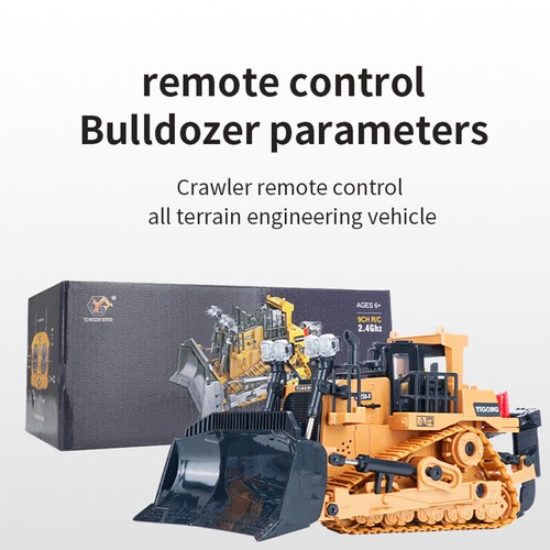 1:20 RC Wireless Remote Car Toy Excavator Bulldozer Dump Truck Children's Gift - Picture 21 of 27