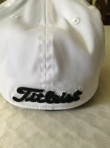 Nueva gorra de golf Titleist Performance Twill blanca negra talla S/M a - Imagen 3 de 4