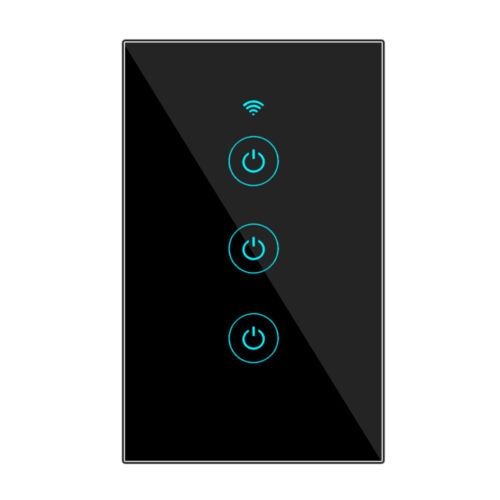 WiFi Smart Light Switch 1/2/3 Gang No Neutral Wire Required for Alexa/Google APP - Picture 16 of 17