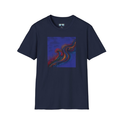Ocean Wave Art T-Shirt, Beach T-Shirt, Sea Wave Graphic Tee, Coastal Vibes - Picture 14 of 21