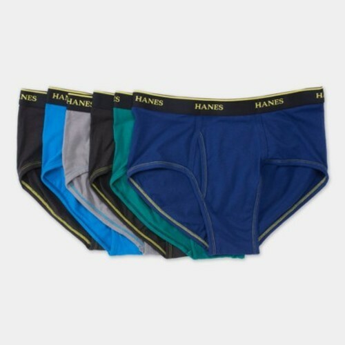 Hanes Herren Farbe Slips verschiedene Farben etikettlos (Komfort Flex Bund) 6er-Pack - Bild 6 von 10