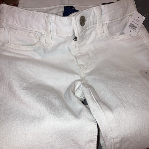 Gap for good washwell Girls Super Skinny White Jeans Size 7 skinny leg brand new - Picture 15 of 15