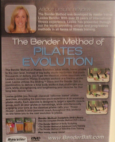 NEW 6 Bender Ball Workout DVD lot Pilates Evolution Body sculpting core train - Imagen 5 de 8