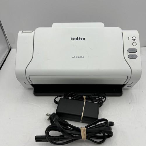 Brother ADS-2200 High Speed Desktop Document Scanner WORKS - MISSING TOP FEEDER  - Picture 1 of 8