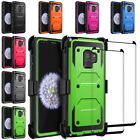 Do Samsung Galaxy S9 Plus S22 Ultra Rugged Case Cover Clip / szkło hartowane
