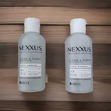 2 Pc Nexxus Clean Pure Nourishing Detox Shampoo 3 fl oz Travel Size P10