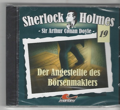 CD - SHERLOCK HOLMES - FOLGE 19 DER ANGESTELLTE DES BÖRSENMAKLERS  NEU + OVP  - Picture 1 of 2