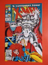 UNCANNY X-MEN # 296 - VF+ 8.5  WITH TRADING CARD - 1993 BRANDON PETERSON COVER