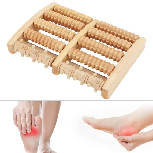 Fußmassagegerät für beide Füße mit 10Holzwalzen-Massageroller Roller Fußroller - Bild 8 von 18