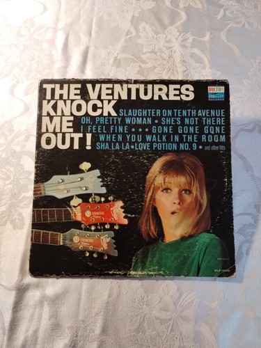 The Ventures – Knock Me Out! Vinyl LP Record 1965 Dolton BLP-2033 Vintage Guitar - Picture 1 of 10