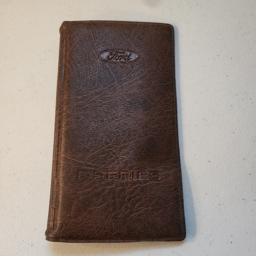 Vintage 1995 Ford F Series Owner Guide Maintenance Schedule With Book Holder - Picture 2 of 12