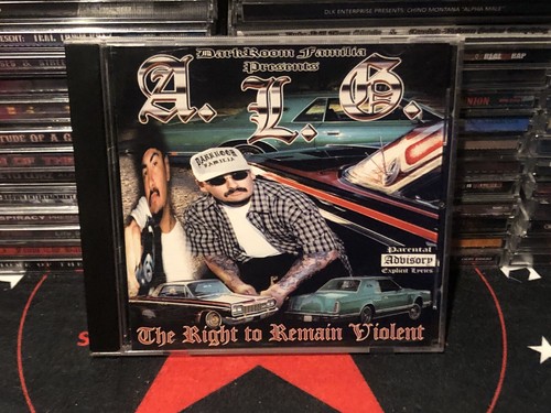 A.L.G. ALG Le droit de rester violent Sir Dyno Norteno Rap CD Darkroom Familia - Photo 3/19