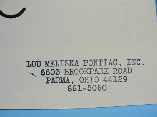 1972 PONTIAC GRAND PRIX CATALINA LEMANS FIREBIRD GTO SALE BROCHURE DEALER STAMP. - Picture 2 of 11